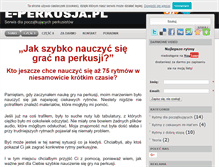 Tablet Screenshot of e-perkusja.pl